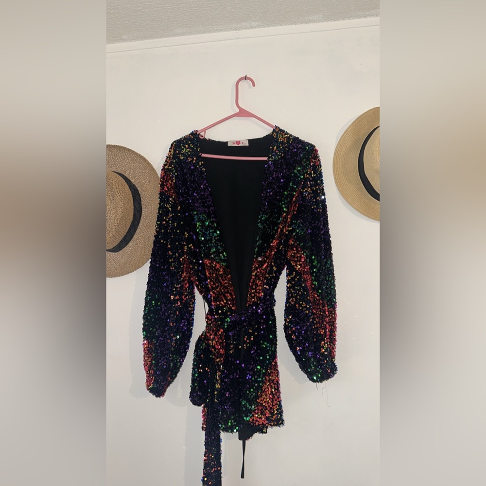 Sequin Multicolor Jacket